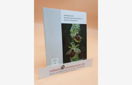 Probleme der Taxonomie, Verbreitung und Vermehrung europäischer und mediterraner Orchideen, II. (= Jahresberichte des Naturwissenschaftlichen Vereins Wuppertal 1986, Heft 39).