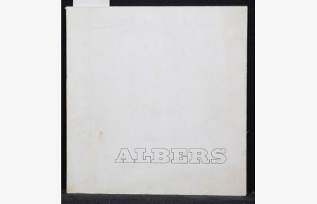 Albers. Landesmuseum Münster, 28. April bis 2. Juni 1968.