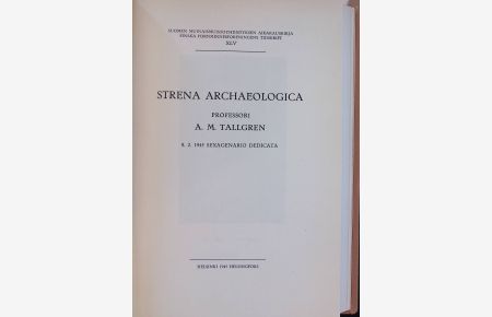 Strena Archaeologica  - Finska Fornminnesföreningens Tidskrift, XLV