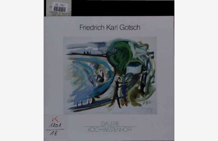 Friedrich Karl Gotsch - Arbeiten auf Papier.   - 5.10. bis 9.11.1989