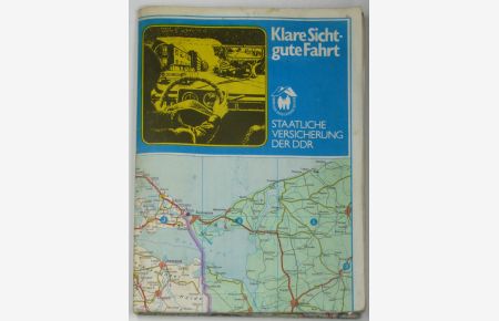 Landkarte DDR - Klare Sicht-gute Fahrt