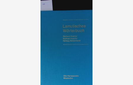 Lamutisches Wörterbuch.