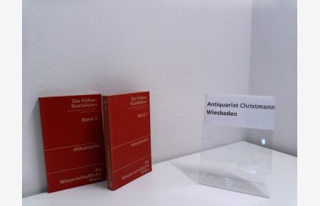 Die frühen Sozialisten - 2 Bände  - Dokumente der Weltrevolution ; Bd. 1 + 2 ; dtv ; 4102. Wiss. Reihe.