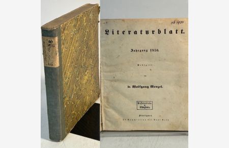 Literaturblatt. Jahrgang 1856, Nr. 1-105 in einem Band.