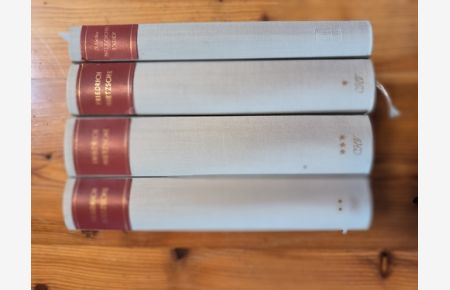 Werke in drei Bänden + Nietzsche-Index (4 Bücher)