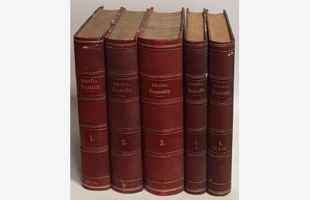Handbuch der katholischen Dogmatik (4 Bände KOMPLETT in 5 Büchern)  - Theologische Bibliothek;