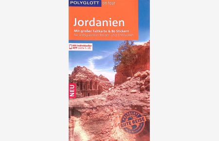 Jordanien : mit großer Faltkarte & 80 Stickern für die individuelle Planung.   - Polyglott on tour