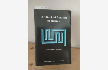 The book of Ben Sira in Hebrew. A text edition of all extant Hebrew manuscripts and a synopsis of all parallel Hebrew Ben Sira texts. [By Pancratius C. Beentjes]. (= Supplements to Vetus testamentum. Volume 68).