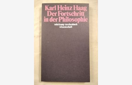 Der Fortschritt in der Philosophie.