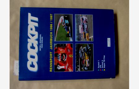 Cockpit.   - Rennsport Jahrbuch 1996/1997. Formel 1. ITC. Formel 3. Super TW Cup.
