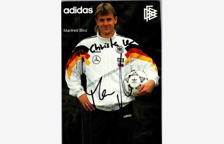 Original Autogramm Manfred Binz DFB /// Autograph signiert signed signee