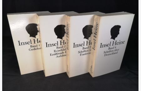 Insel Heine. 4 Bände: Gedichte; Reisebilder, Erzählende Prosa, Aufsätze; Schriften über Frankreich; Schriften über Deutschland.