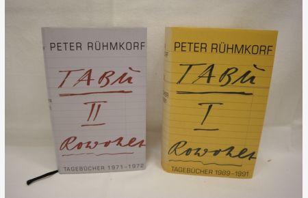 Tabu I (und) II (2 Bde. )  - Tagebücher 1989-1991 [und] 1971-1972.