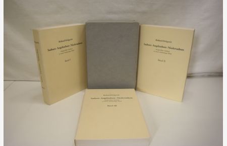 Sachsen, Angelsachsen, Niedersachsen (3 Bde. )  - Ausgewählte Aufsätze in einem dreibändigen Werk.