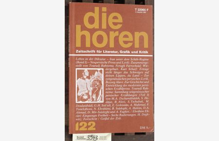Die Horen Zeitschrift für Literatur, Grafik und Kritik. 122-128
