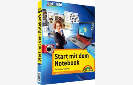 Start mit dem Notebook - farbig visuell lernen: Sehen und Können (Bild für Bild)
