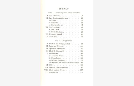 Doppelleben.   - Zwei Selbstdarstellungen. 1. Teil: Lebensweg eines Intellektualisten (1934). 2. Teil: Doppelleben (1950).