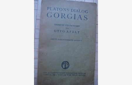 Platons Dialog Gorgias