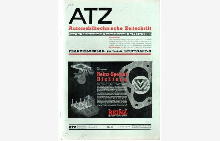 ATZ Automobiltechnische Zeitschrift. Organ der Arbeitsgemeinschaft Kraftverkehrstechnik im VDI im NSBDT; Jahrgang 45, Heft 13, Juli 1942