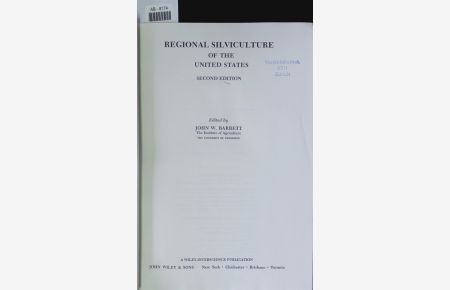 Regional Silviculture of the United States