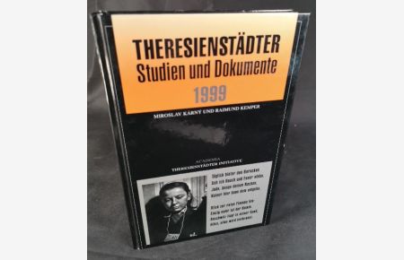 Theresienstädter Studien und Dokumente 1999.   - Theresienstädter Initiative Academia