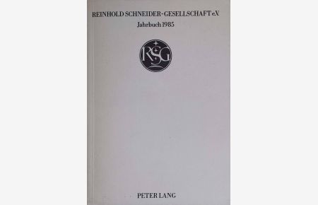 Reinhold Schneider - Ich, Tod, Gott.   - Reinhold-Schneider-Jahrbuch ; Bd. 1