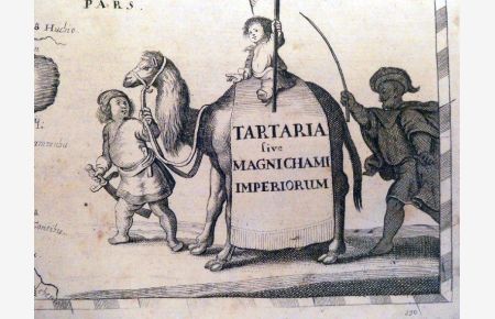 Tartaria sive Magni Chami Imperiorum. Kupferstichkarte von Mattäus Merian. Um 1650. 27 x 35 cm.