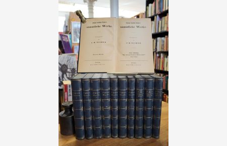 Johann Gottlieb Fichte`s sämmtliche Werke 1-8 plus Nachgelassene Bände 1-3, in elf Bänden (so komplett),