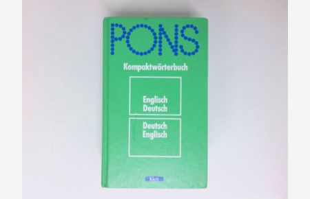 Pons Kompaktwörterbuch Englisch – Deutsch / Deutsch – Englisch (Pons Kompaktwörterbuch)  - Englisch-Deutsch /Deutsch-Englisch