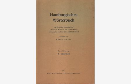 Hamburgisches Wörterbuch.