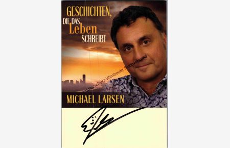 Original Autogramm Michael Larsen /// Autograph signiert signed signee
