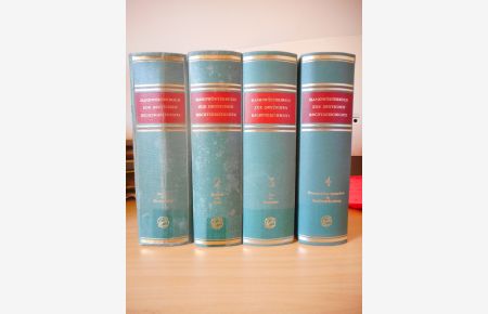 Handwörterbuch zur Deutschen Rechtsgeschichte (4 Bände)