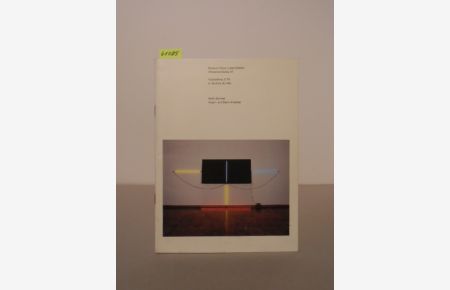 Keith Sonnier. BA-O-BA - SEL Series. Argon- und Neon-Arbeiten.   - Katalog zu der Ausstellung 2/79 im Museum Haus Lange, Krefeld vom 8. April bis 20. Mai 1979.