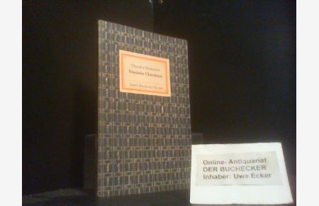 Römische Charaktere. Einleitung von Helmut Berve. 36. -45. Tsd. (Frontbuchhandelsausgabe für die Wehrmacht).