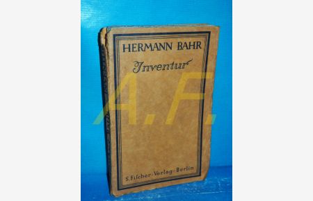 Inventur.