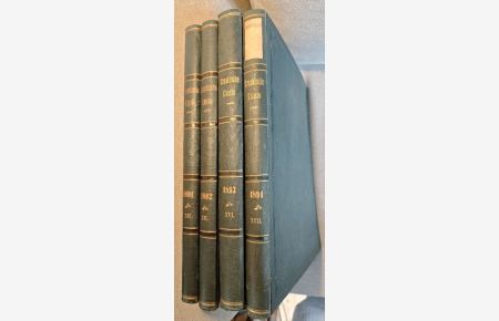 Die Graphischen Künste. [11 Jahrgangsbände 1882-1901]. IV. Jahrgang 1882, V. Jahrgang 1883. VI. Jahrgang 1884, VII. Jahrgang 1885, IX. Jahrgang 1886/87. XIV. Jahrgang 1891, XV. Jahrgang 1892, XVI. Jahrgang 1893, XVII. Jahrgang 1894, XIX. Jahrgang 1896, , XXVI. Jahrgang 1901, . Herausgegeben von der Gesellschaft für Vervielfältigende Kunst.