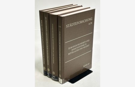 Städteforschung - Veröffentlichungen des Instituts für vergleichende Städtegeschichte in Münster. Reihe A: Darstellungen, Band 10, 24, 25 und 39. Vier Bände.