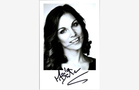 Original Autogramm Marlou Düster /// Autograph signiert signed signee