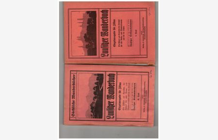 Lausitzer Wanderbuch. Einzelausgabe für Zittau. 2 Bänder