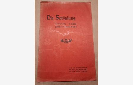 Die Schöpfung.   - Oratorium in Musik gesetzt von Joseph Haydn.