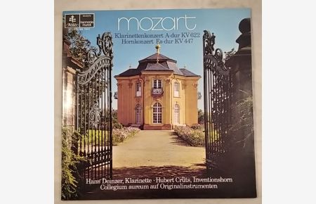Mozart, Klarinettenkonsert A-Dur KV 622, Hornkonzert Es-Dur KV 447, Vinyl Record, LP.