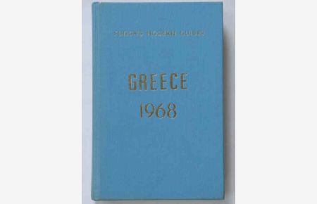 Fodor‘s Modern Guides: Greece 1968  - - Illustrated edition with atlas and city plans;