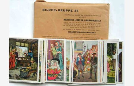 Album Nr. 9: Deutsches Leben in 5 Jahrhunderten - Deutsche Kultur-Bilder;  - Bilder-Gruppe 35. Diese Packung enthält 60 Bilder;