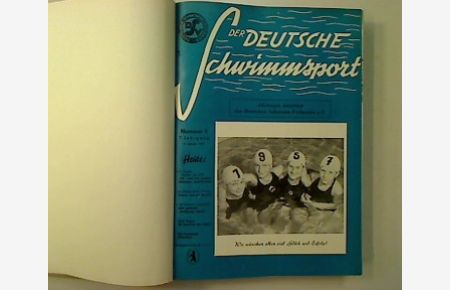 Der Deutsche Schwimmsport Jahrgang 1957. Nrn. 1 - 52 komplett.
