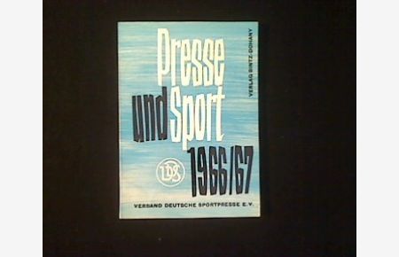 Presse und Sport 1966/67.