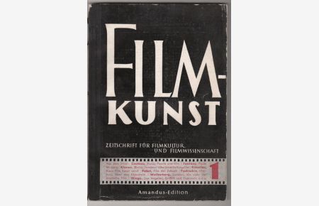 FILMKUNST. Zeitschrift für Filmkultur und Filmwissenschaft.