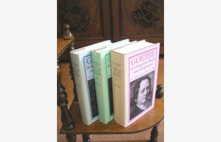 Goethe in vertraulichen Briefen seiner Zeitgenossen. 3 Bände. Band 1: 1749-1793, Band 2: 1794-1816, Band 3: 1817-1832.   - Zsgest. von Wilhelm Bode.