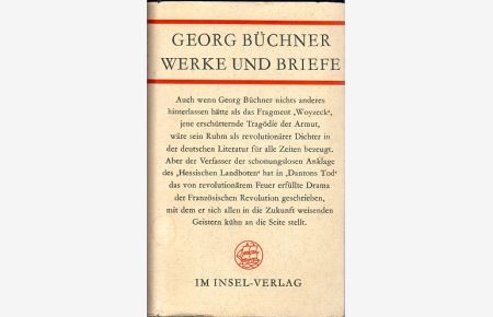 Werke und Briefe. - [Dünndruckausgabe].   - Gesamtausgabe. Hrg. und mit einem Nachwort von Fritz Bergemann.