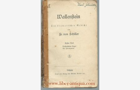 Wallenstein I.   - Die Piccolomini, Wallensteins Lager