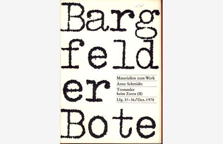 Bargfelder Bote Lfg. 35-36, 1978. Trommler beim Zaren (II).
